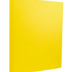 Clearance Extra Heavyweight 130 lb. Cardstock Paper, 8.5" x 11", Yellow, 25 Sheets/Pack (295931633) Card Stock