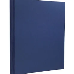 Best Extra Heavyweight 130 lb. Cardstock Paper, 8.5" x 11", Presidential Blue, 25 Sheets/Pack (296131626) Card Stock
