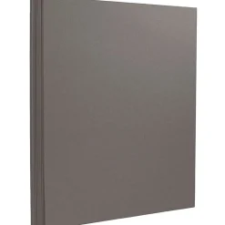 Best Extra Heavyweight 130 lb. Cardstock Paper, 8.5" x 11", Dark Gray, 25 Sheets/Pack (296631631) Card Stock