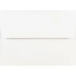 JAM Paper Gummed A7 Invitation Envelopes, 5 1/4" x 7 1/4", White, 250/Box (73767H)* Business