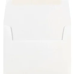 JAM Paper Gummed A7 Invitation Envelopes, 5 1/4" x 7 1/4", White, 25/Pack (73767)* Business