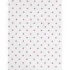 JAM Paper Handmade Two-Pocket Recycled Presentation Folders, White with Burgundy Dots, 100/Box (9935980B100) Sale