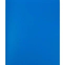 JAM Paper Heavy Duty 4-Pocket Plastic Folder Organizer, Blue, 72/Pack (389MP4bua) New