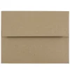 JAM Paper Kraft A2 Invitation Envelopes, 4.375 x 5.75, Brown Kraft Paper Bag, 50/Pack (LEKR600I)* Business