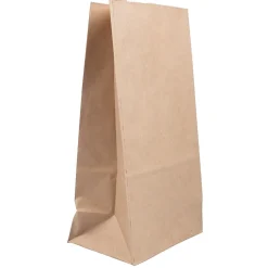 JAM Paper Kraft Lunch Bags, 11" x 6" x 3.5", Brown, 25/Pack (692KRBR) New