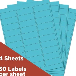 JAM Paper Laser/Inkjet Mailing Address Labels, 1" x 2 5/8", , 120 Labels/Pack (302725762)* Address Labels