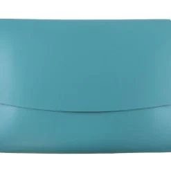 JAM Paper Leather Portfolio Case with Snap Closure, Teal, 12/Pack (233329922B)