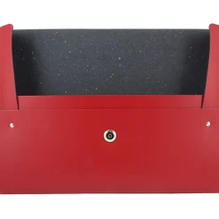 JAM Paper Leather Portfolio Case with Snap Closure, Red, 12/Carton (2233317453B)