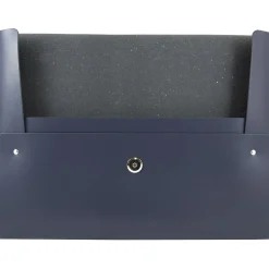 JAM Paper Leather Portfolio Case with Snap Closure, Blue, 12/Carton (2233320840B)