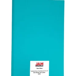 Discount Ledger 65 lb. Cardstock Paper, 11" x 17", Sea Blue, 50 Sheets/Pack (16728482) Card Stock