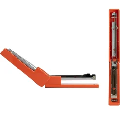 JAM Paper Modern Desktop Stapler, 10 Sheet Capacity, Orange (337ORZ) Purple Clearance