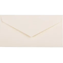 JAM Paper Monarch Strathmore Invitation Envelopes, 3.875 x 7.5, Natural White Wove, 25/Pack (3197090)* Business