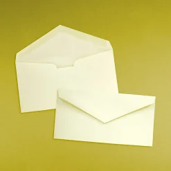 JAM Paper Monarch Strathmore Invitation Envelopes, 3.875 x 7.5, Ivory Wove, 25/Pack (3197718)* Business