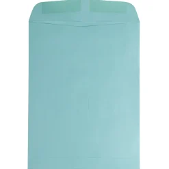 JAM Paper Open End Catalog Envelopes, 9" x 12", Aqua Blue, 100/Pack (31287530f)* Catalog
