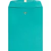 JAM Paper Open End Clasp Catalog Envelope, 9" x 12", Sea Blue, 100/Box (900906997)* Catalog