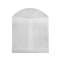 JAM Paper Open End Envelopes, 3 3/4 x 4 3/4, Glassine, 100/Pack (GLASS-25-100)* Catalog