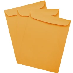 JAM Paper Open End Kraft Catalog Envelopes, 12