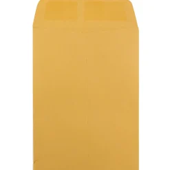 JAM Paper Open End Kraft Catalog Envelope, 5 1/2" x 7 1/2", Brown, 25/Pack (4101)* Catalog