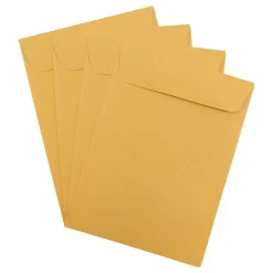 JAM Paper Open End Kraft Catalog Envelope, 5 1/2