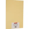 Sale Parchment 65 lb. Cardstock Paper, 8.5" x 14", Antique Gold Yellow, 50 Sheets/Pack (17128864) Card Stock
