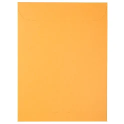 JAM Paper Peel & Seal Kraft Open End Catalog Envelope, 9 1/2