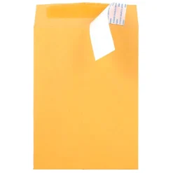 JAM Paper Peel & Seal Kraft Open End Catalog Envelope, 6 1/2" x 9 1/2", Brown, 500/Pack (13034229C)* Catalog
