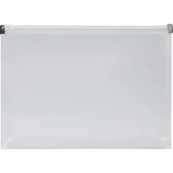 JAM Paper Plastic Envelopes with Zip Closure, Small, 4.5 x 6.5, Clear, 12/Pack (473Z1CL)* Business