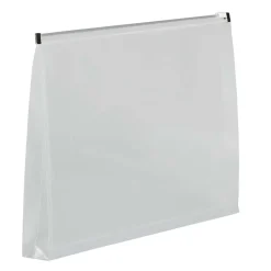 JAM Paper Plastic Envelopes with Zip Closure, Legal Booklet, 9.5 x 14.5, Clear, 12/Pack (219Z1CL)* Business