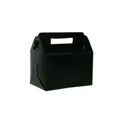 Lunch Boxes & Bags<JAM Paper ® Plastic Lunchbox, 4 3/4 x 7 3/4 x 4 3/4, Black, 24/Pack (339563B)