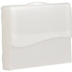 JAM Paper Plastic Portfolio Case with Hook & Loop Closure, Clear (34834475)