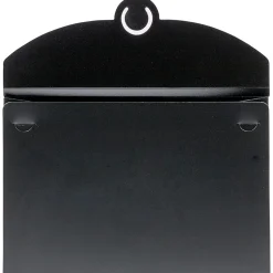 JAM Paper Plastic Portfolio Case with Hook & Loop Closure, Black (355612)