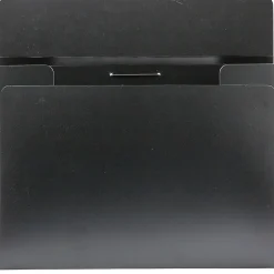 JAM Paper Plastic Portfolio Case with Elastic Closure, Black (6102 027)