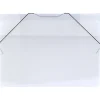 JAM Paper Plastic Portfolio Case with Elastic Closure, Clear (6102 001)