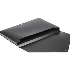 JAM Paper Plastic Portfolio Case with Snap Closure, Black (2254027)