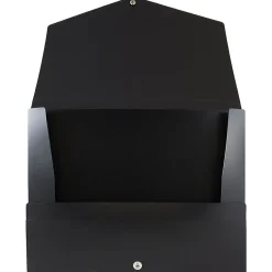 JAM Paper Plastic Portfolio Case with Snap Closure, Black (2000027)