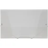 JAM Paper Plastic Portfolio Case with Elastic Closure, Clear (332537)