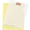 JAM Paper Plastic Sleeves, 9" x 12", Yellow, 12/Pack (2226316991) Hot