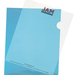 JAM Paper Plastic Sleeves, 9" x 12", Blue, 12/Pack (2226316987) Sale
