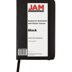JAM Paper Pocket Notebook, 3.75" x 5.625", Narrow Ruled, 100 Sheets, Black (340526602) Online