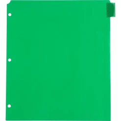 JAM Paper Poly Dividers, 8-Tab, Assorted Colors, 6 Packs (375032922A)