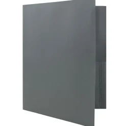 JAM Paper POP 2-Pocket Portfolio Plastic Folder, , 96/Box (382EGYB) Gray Clearance