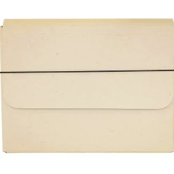 JAM Paper Portfolio Case with Elastic Closure, Natural Kraft (154528517)