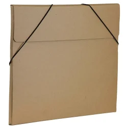 JAM Paper Portfolio Case with Elastic Closure, Natural Brown (6102 201)