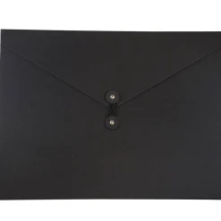 JAM Paper Portfolio Case with Drawstring Closure, Black (3039 202)