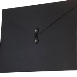 JAM Paper Portfolio Case with Drawstring Closure, Black (3039 202)