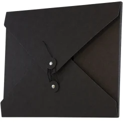 JAM Paper Portfolio Case with Drawstring Closure, Black (2011 202)