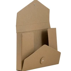 JAM Paper Portfolio Case with Drawstring Closure, Brown (3036KRAFT)