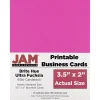 Online ® Printable Business Cards, 3 1/2 x 2, Ultra Fuchsia Pink, 100/Pack (22128338) Business Cards