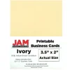 Best ® Printable Business Cards, 3 1/2 x 2, Ivory Vellum, 100/Pack (22130976) Business Cards
