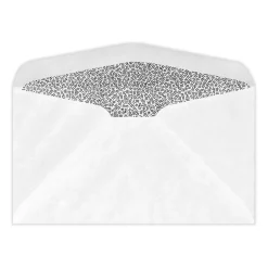 JAM Paper Security Tinted #6 3/4 Booklet Envelope 3 5/8" x 6 1/2", White, 50/Pack (61532-50)* Security Tinted